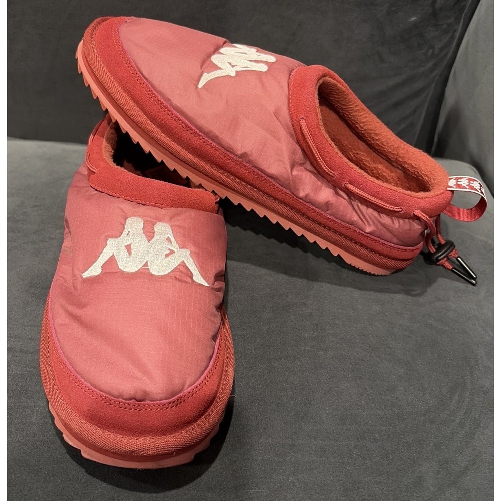 KAPPA Authentic MULE 3 SlipOn Sandals Maroon White Men's Sz 11